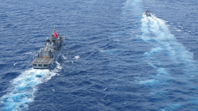 Türk Deniz Kuvvetlerine ait gemiler. 