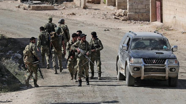 TSK ve Suriye Milli Ordusu, YPG/PKK'dan kurtarılan bölgelerde güvenliği sağlamaya devam ediyor.