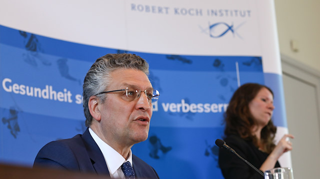The head of the Robert Koch Institute, Lothar Wieler, 