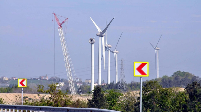 Buradan sökülen rüzgar enerji santralleri Çatalca tarafına taşınacak. 