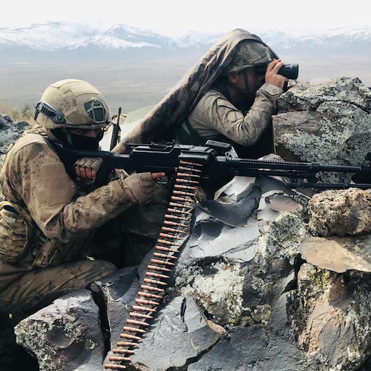 Barış Pınarı bölgesine sızma girişiminde bulunan PKK/YPG'li 4 terörist etkisiz hale getirildi