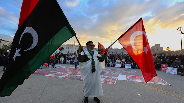 Demonstration against eastern Libyan strongman Khalifa Haftar