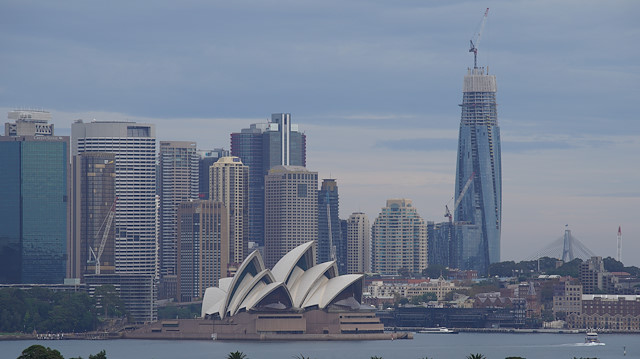 File photo: The Sydney Opera House and city centre skyline are seen as the spread of the coronavirus disease (COVID-19) continues in Sydney, Australia, April 20, 2020