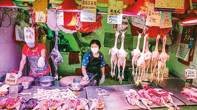 Çin'de kaplumbağa ve kurbağa eti satışları devam ediyor.