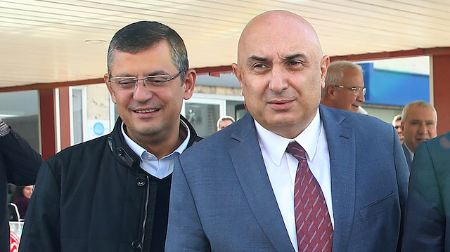 CHP Grup Başkanvekilleri Özgür Özel ve Engin Özkoç.