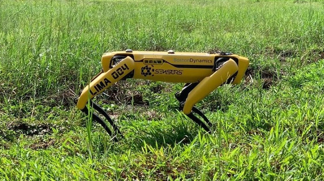 Singapur’da koronavirüse karşı “robot köpek” önlemi