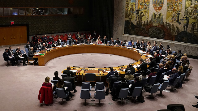 The United Nations Security Council meets 