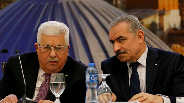 Palestinian President Mahmoud Abbas & Palestinian Prime Minister Mohammad Shtayyeh