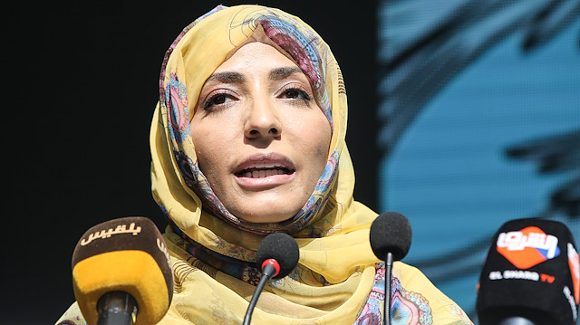 Women Journalists Without Chains co-founder and Nobel Peace Prize laureate Tawakkol Karman