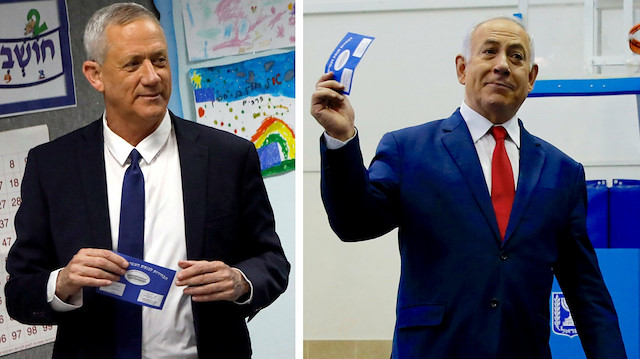 Binyamin Netanyahu ve Benny Gantz
