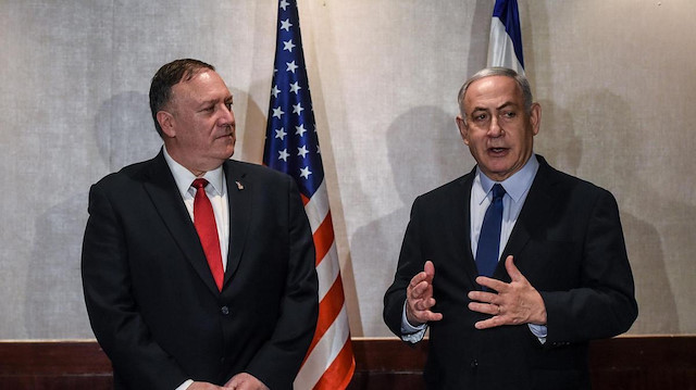 ABD Dışişleri Bakanı Mike Pompeo - İsrail Başbakanı Binyamin Netanyahu