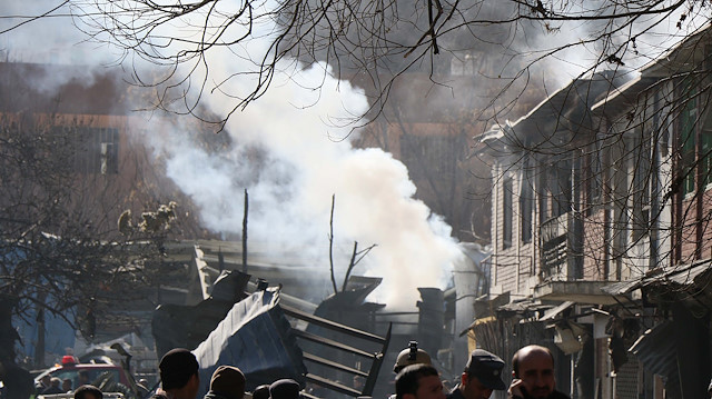 File photo: Suicide car bombing in Kabul in 2018