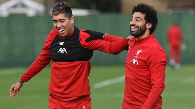 Liverpool'un yıldızları Firmino ve Salah