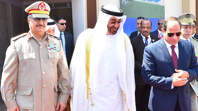 Sisi, Hafter ve Zayed.