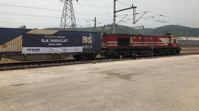 İhracat blok treni Sakarya Arifiye Tren İstasyonu'ndan hareket edecek.