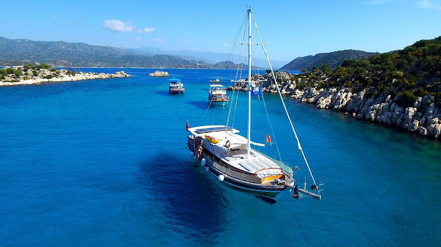 Turkey has a total of 486 beaches, 22 marinas and seven yacht docks bearing the coveted flag, behind only Spain and Greece