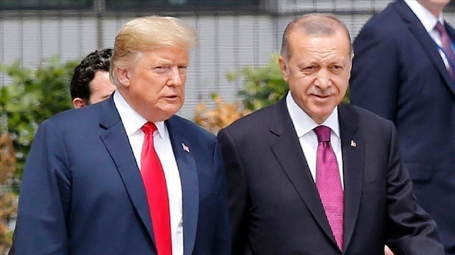 أردوغان وترامب يتفقان على مواصلة التعاون السياسي والعسكري 