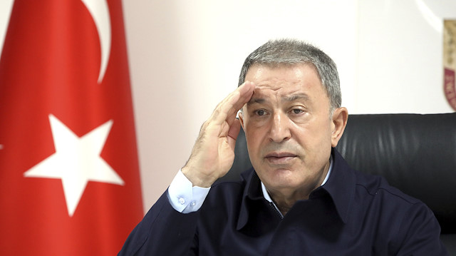 Turkey’s defense minister Hulusi Akar