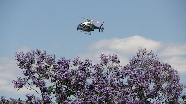 Adana'da helikopterli denetim