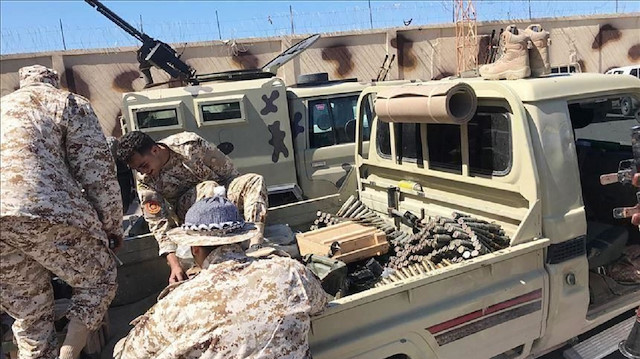 الجيش الليبي يدمر آليتين مسلحتين لمليشيا حفتر جنوبي طرابلس