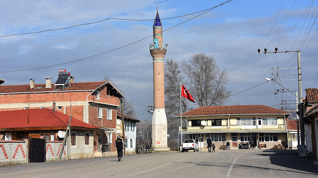 1868'de yapılan Hasanpaşa Cami'sinden geriye bu minare kaldı.  