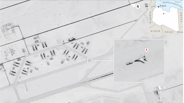 Rusya’nın Libya’ya gönderdiği savaş uçaklarının uydu görüntüleri