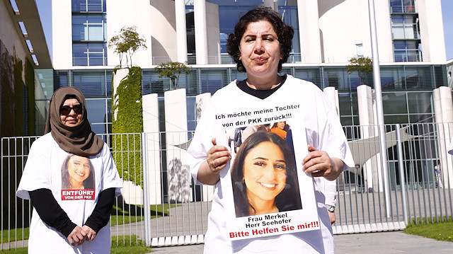 Mother protests for daughter kidnapped by PKK in Germany