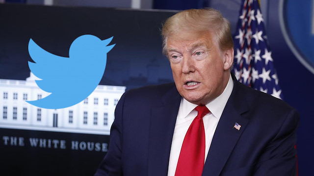 Twitter, ABD Başkanı Donald Trump'ın iki paylaşımına uyarı ekledi