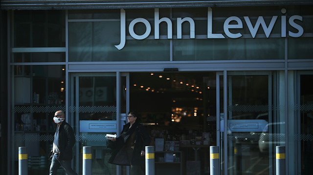 A man leaves a John Lewis store 