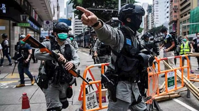 هونغ كونغ تعتقل 292 محتجّا على مشروع "النشيد الوطني الصيني"