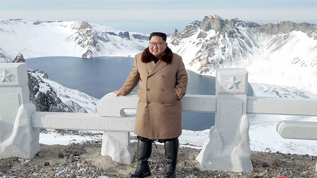 North Korean leader Kim Jong Un visits battle sites in areas of Mt Paektu