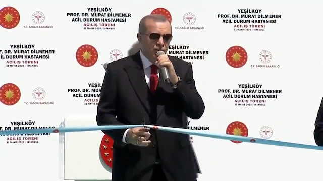 Cumhurbaşkanı Erdoğan Prof. Dr. Murat Dilmener Acil Durum Hastanesi'nin açılışını yaptı