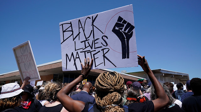 File photo: People take part in a Black Lives Matters protest during nationwide unrest following the death in Minneapolis police custody of George Floyd, in Oklahoma City, Oklahoma, U.S., May 31, 2020