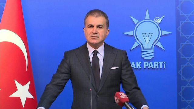 AK Parti Sözcüsü Ömer Çelik.