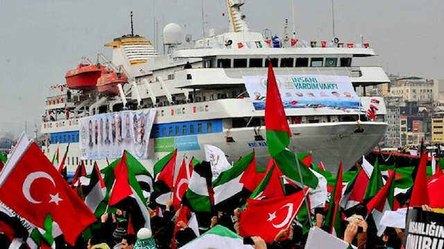  Turkish aid ship the Mavi Marmara