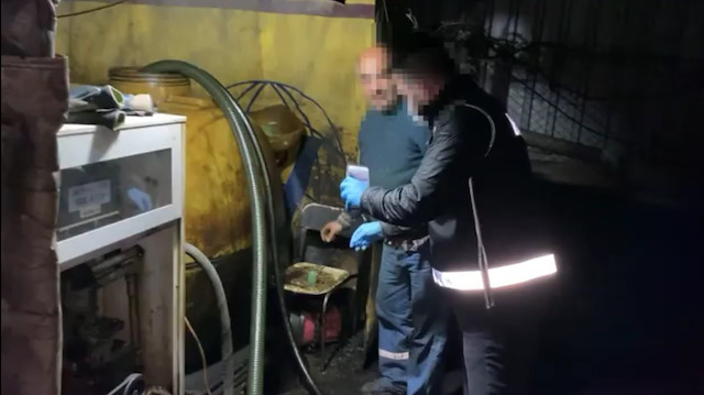 İstanbul'da kaçak akaryakıt operasyonu kamerada 