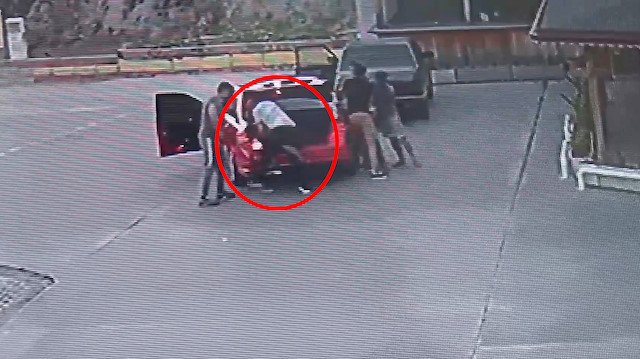 Darp ettiği kişiyi zorla aracın bagajına sokup kaçırmaya çalıştı