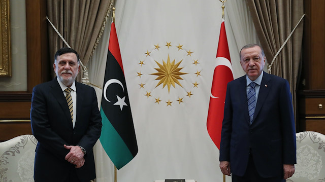 ​Cumhurbaşkanı Recep Tayyip Erdoğan, Libya Ulusal Mutabakat Hükumeti Başkanlık Konseyi Başkanı Fayiz Es-Serrac’ı kabul etti.