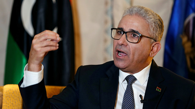 Libya's interior minister Fathi Bashagha 