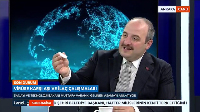 Bakan Varank, ilk kez yerli tanı kitini tanıttı.