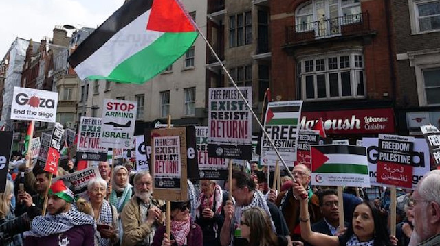 فيينا.. تظاهرة ضد ممارسات الاحتلال الإسرائيلي بحق الفلسطينيين