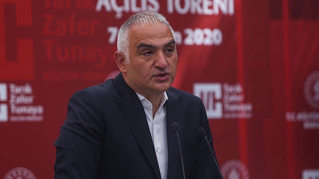 Turkey's culture and tourism minister Mehmet Nuri Ersoy