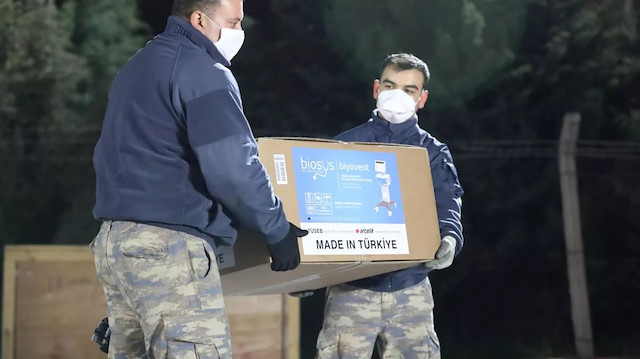 Yüzde 100 yerli solunum cihazına bir ay içerisinde yurt dışından 60 bin adetlik rekor sipariş geldi.