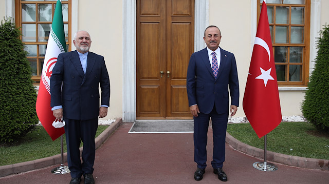 Turkish Foreign Minister Cavusoglu - Iranian Foreign Minister Zarif

