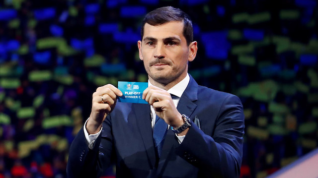 Casillas, EURO 2020 kura çekiminde yer almıştı.