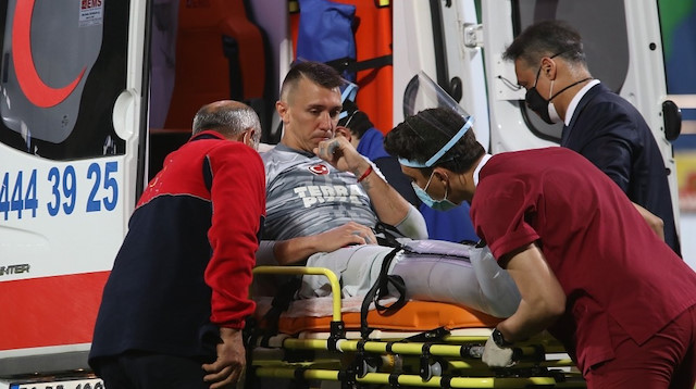 Uruguayan goalie Fernando Muslera 