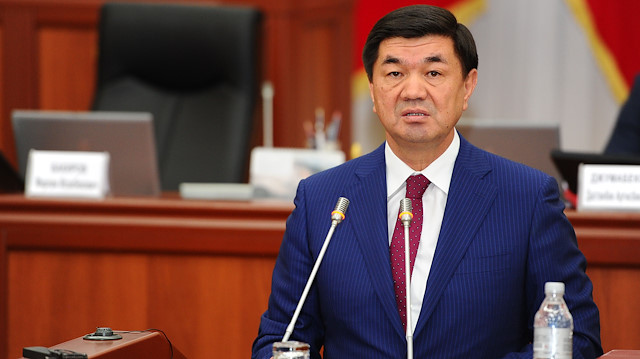 Kırgızistan Başbakanı’nın istifası kabul edildi.

