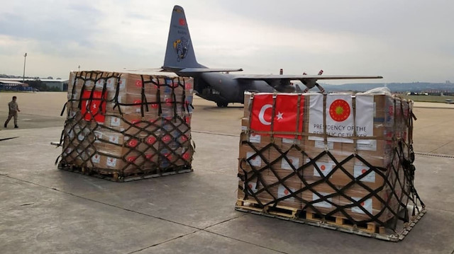 Cumhurbaşkanı Erdoğan'ın talimatıyla Sağlık Bakanlığınca hazırlanan, tıbbi malzemeler, Milli Savunma Bakanlığına ait kargo uçağıyla 26 Mayıs'ta Çad'a ulaştırılmıştı.