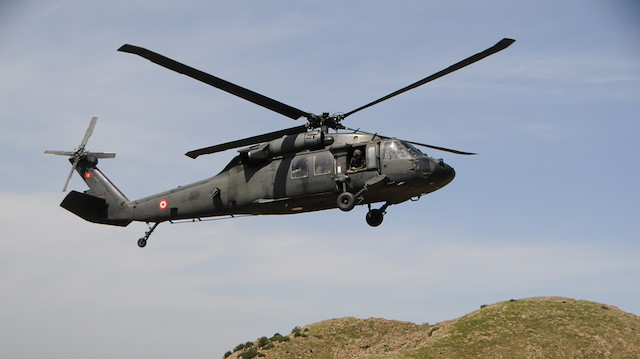 Turkish-made helicopters fight terrorists in north Iraq