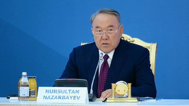 Kazakistan'ın kurucu Cumhurbaşkanı Nursultan Nazarbayev